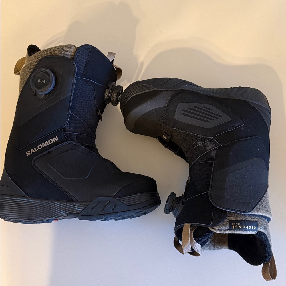 Salomon Black BOA Winter Snowboard Boots WORN 5 TIMES
